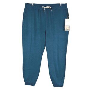 Vuori Performance Jogger Pants Womens XL Cosmo Heather Teal Athletic NWT PT-2683